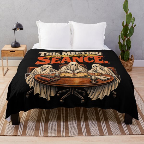Item preview, This Meeting Could Have Been a Séance – Retro Corporate Horror Ghosts designed and sold by Anyshca.