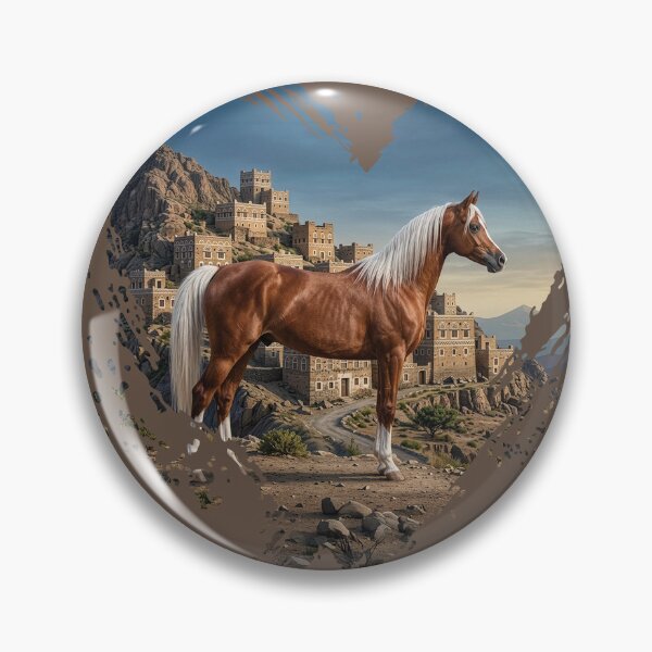 Item preview, The horse Abu'Urquob, Yemen, and a heart designed and sold by Cheval-de-coeur.