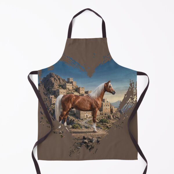 Item preview, The horse Abu'Urquob, Yemen, and a heart designed and sold by Cheval-de-coeur.
