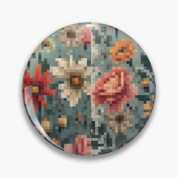 Item preview, Pixelated flower meadow. designed and sold by Knock on my door.