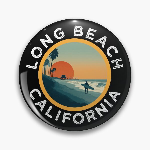 Item preview, Long Beach - California (with White Lettering) designed and sold by VelvetRoom.