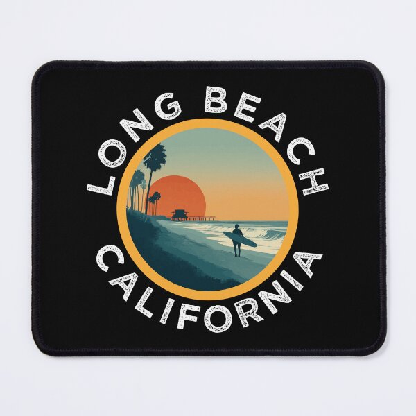 Item preview, Long Beach - California (with White Lettering) designed and sold by VelvetRoom.