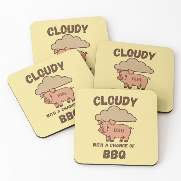Item preview, Cloudy with a Chance of BBQ T-Shirt designed and sold by Pickleball 623.