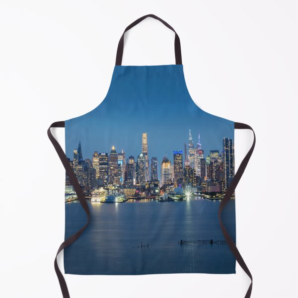 Item preview, New York City Skyline - Panoramic Night Art designed and sold by DGMaxShop.
