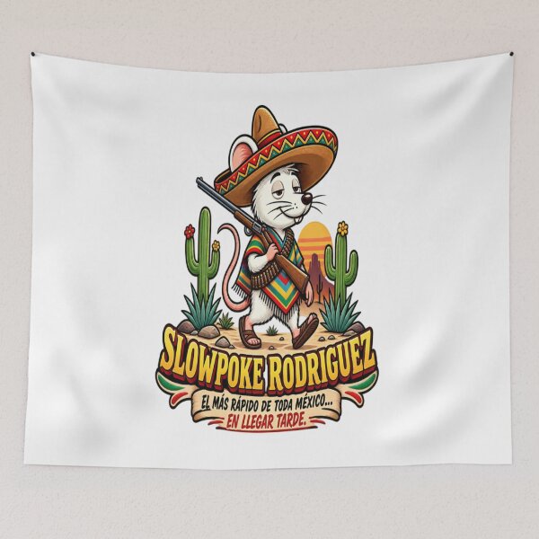 Item preview, Slowpoke Rodriguez – El Más Rápido de Todo México Funny Western Design designed and sold by CatLovers Studio.