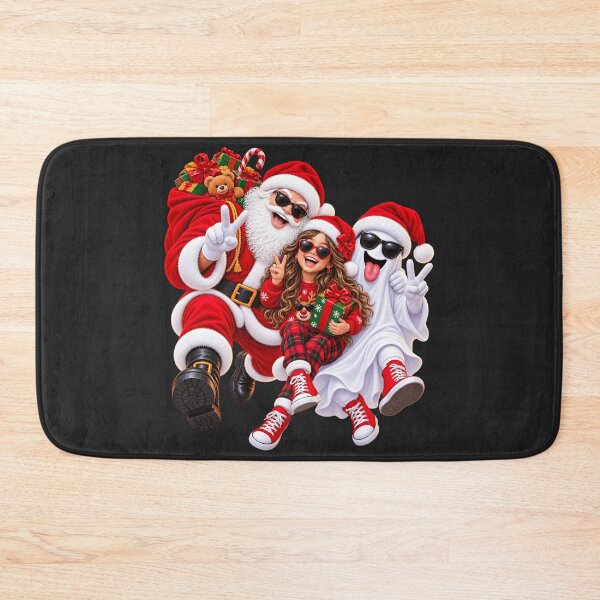 Item preview, Santa Claus and Christmas Ghosts – Fun Holiday Family designed and sold by ArtSpark Studio.