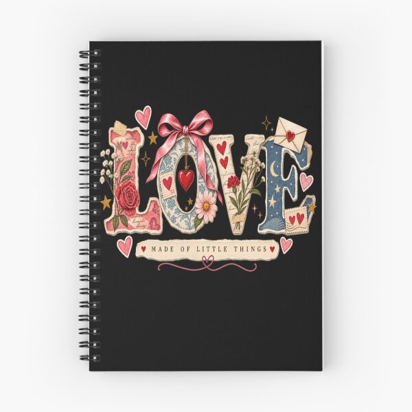 Item preview, Love Made of Little Things Vintage Romantic Typography Collage designed and sold by TulipsArtDesigns .