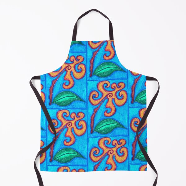 Item preview, Abstract Plant Vibrant Blue Painting designed and sold by Elephant's12.