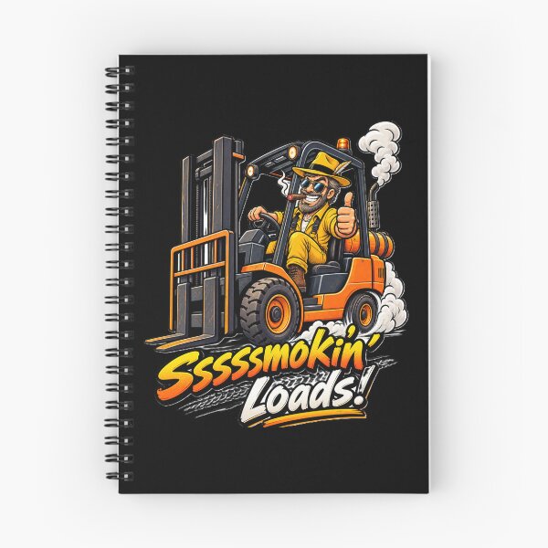 Item preview, Ssssmokin’ Loads Forklift Driver designed and sold by RetroNibylander.