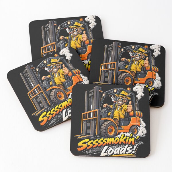 Item preview, Ssssmokin’ Loads Forklift Driver designed and sold by RetroNibylander.