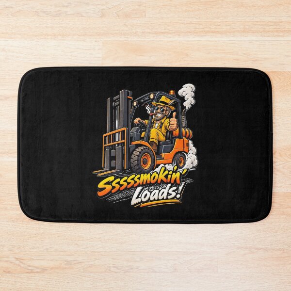 Item preview, Ssssmokin’ Loads Forklift Driver designed and sold by RetroNibylander.