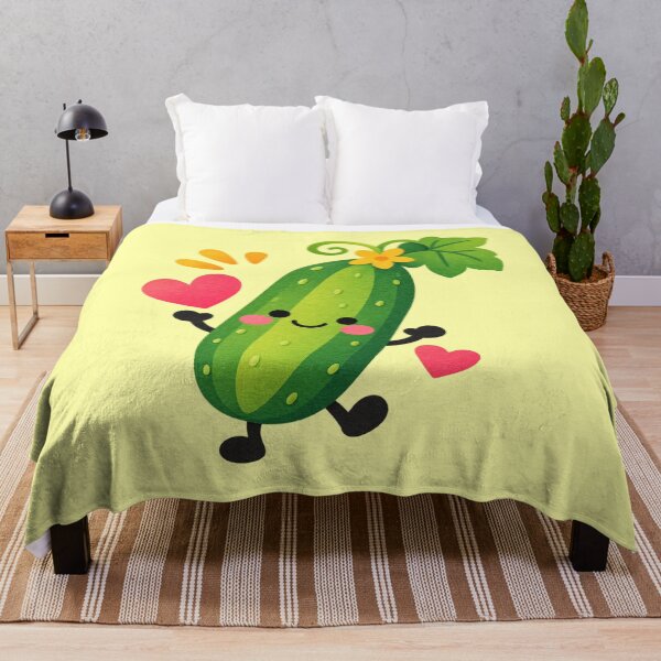 Item preview, Cucumber Vegetable Lover Cute Gardening Gift – Funny Kawaii Cucumber Meme Design designed and sold by StickyDelights.