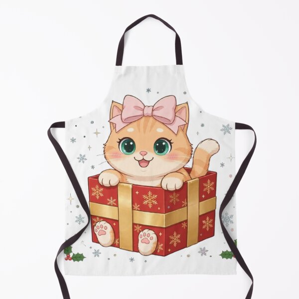 Item preview, Christmas Gift Box Cat Cute Kitten designed and sold by Luna's World .