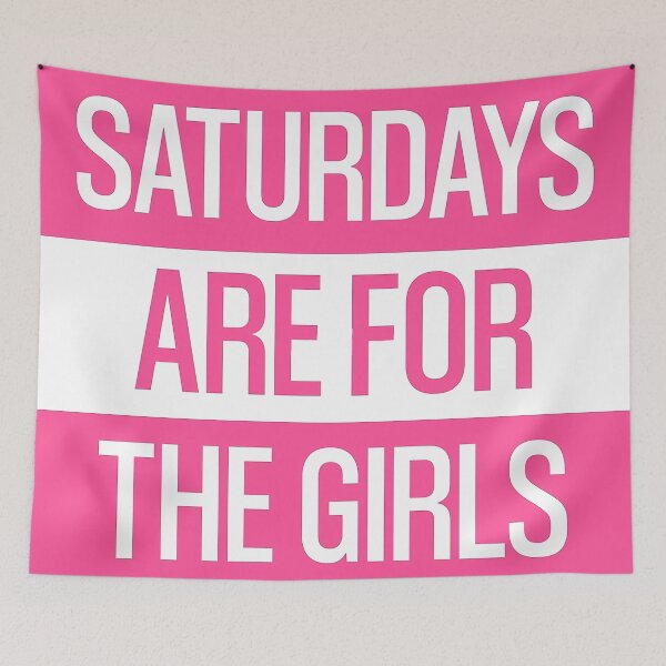Item preview, Saturdays Quote Tapestry designed and sold by MarkGraya.
