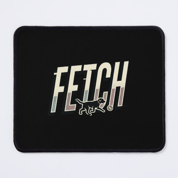 Item preview, Vintage Fetch Dog Typography | Retro Black Labrador Silhouette Graphic designed and sold by mood-draftsman.