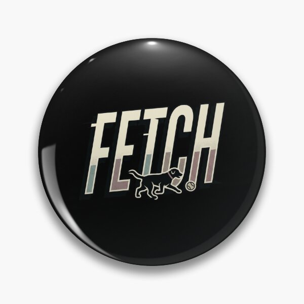 Item preview, Vintage Fetch Dog Typography | Retro Black Labrador Silhouette Graphic designed and sold by mood-draftsman.