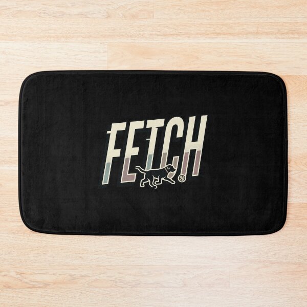 Item preview, Vintage Fetch Dog Typography | Retro Black Labrador Silhouette Graphic designed and sold by mood-draftsman.