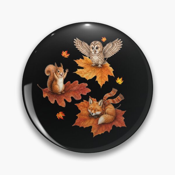 Item preview, Fall Woodland Animals Cute Autumn Forest Wildlife designed and sold by Cute & Sassy Custom Gifting Boutiques.