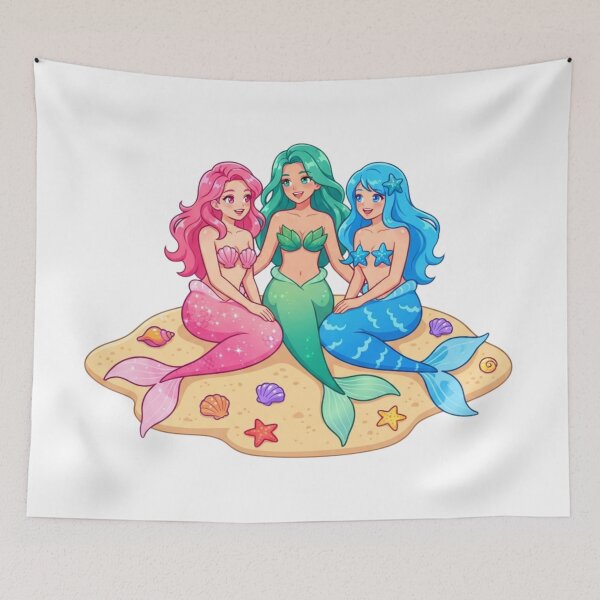 Item preview, The mermaid is cute. designed and sold by PP&RAINBOW SHOP.