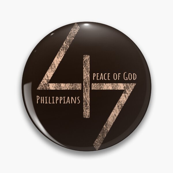 Item preview,  Minimal Christian Typography - Philippians 4:7 Peace of God | Peach designed and sold by ZechJohnRB.