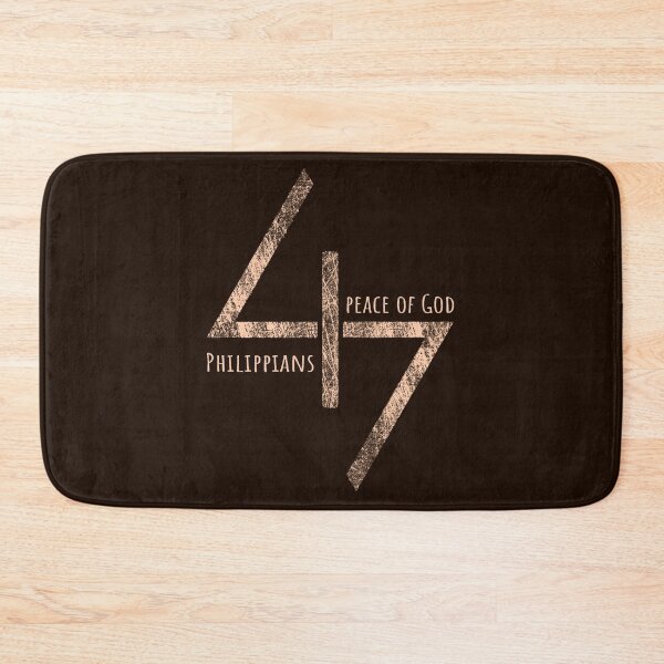 Item preview,  Minimal Christian Typography - Philippians 4:7 Peace of God | Peach designed and sold by ZechJohnRB.