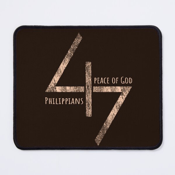 Item preview, Minimal Christian Typography - Philippians 4:7 Peace of God | Peach designed and sold by ZechJohnRB.
