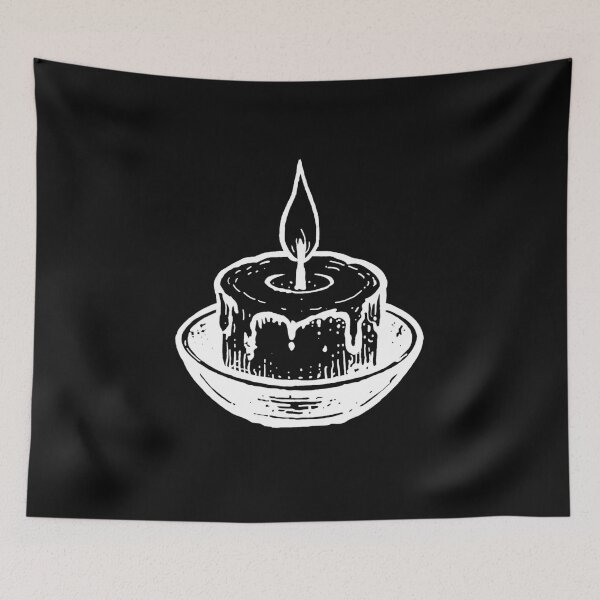 Item preview, Gothic Candle | Dark Witchy Aesthetic designed and sold by Marianarcezar.