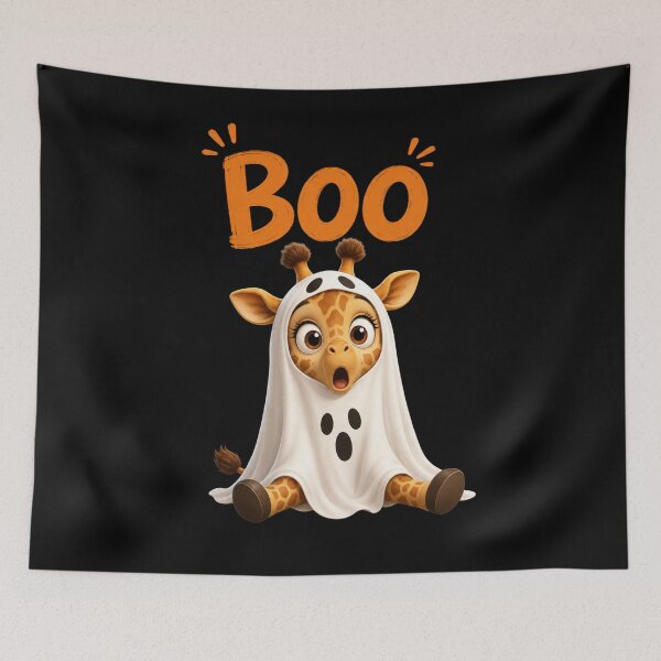 Item preview, Giraffe Boo Halloween designed and sold by TheEndDesign.