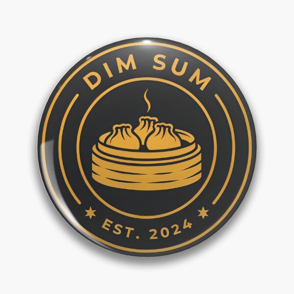 Item preview, Dim Sum Crest — Dumpling Circular Badge Logo designed and sold by Shutter-Dragon.