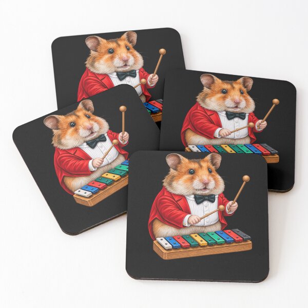 Item preview,  Elegantly Dressed Hamster Playing The Xylophone designed and sold by dRaBaBdesign.