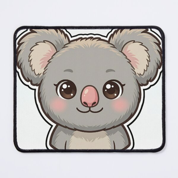 Aperçu de l'œuvre Autocollant Koala mignon, adorable décalcomanie d'animal créée et vendue par DIUMERI.