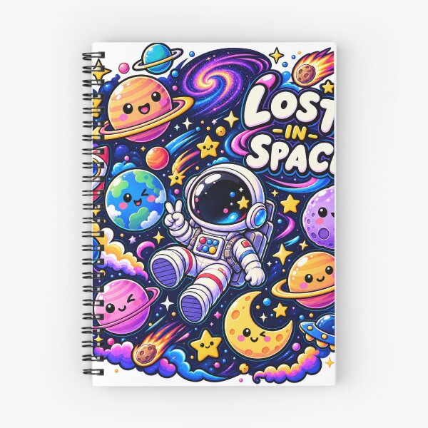 Item preview, Lost In Space – Cute Retro Space Adventure designed and sold by ZKYss-Design.