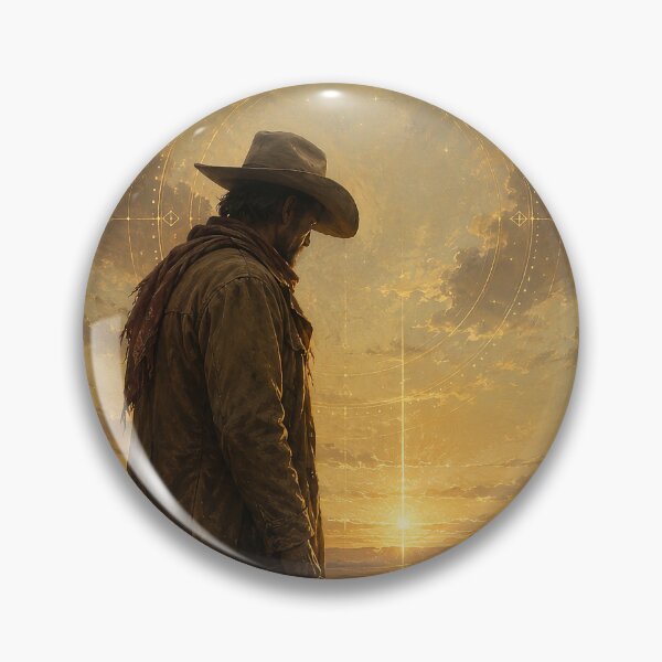 Item preview, The Golden Crossing – Spiritual Cowboy designed and sold by SacredLensV.