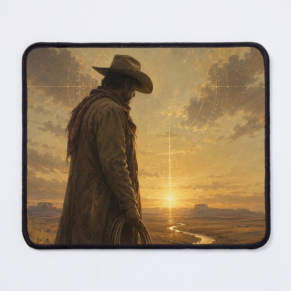 Item preview, The Golden Crossing – Spiritual Cowboy designed and sold by SacredLensV.