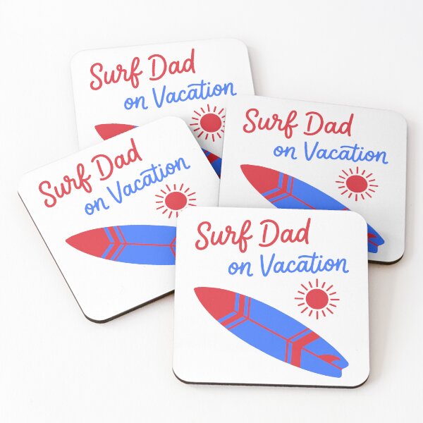 Artikelvorschau, Surf Dad im Urlaub Surfbrett Sun Design entworfen und verkauft von NUSA NIPA.
