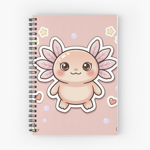 Item preview, Cute Axolotl Pastel Kawaii Sticker designed and sold by DIUMERI.