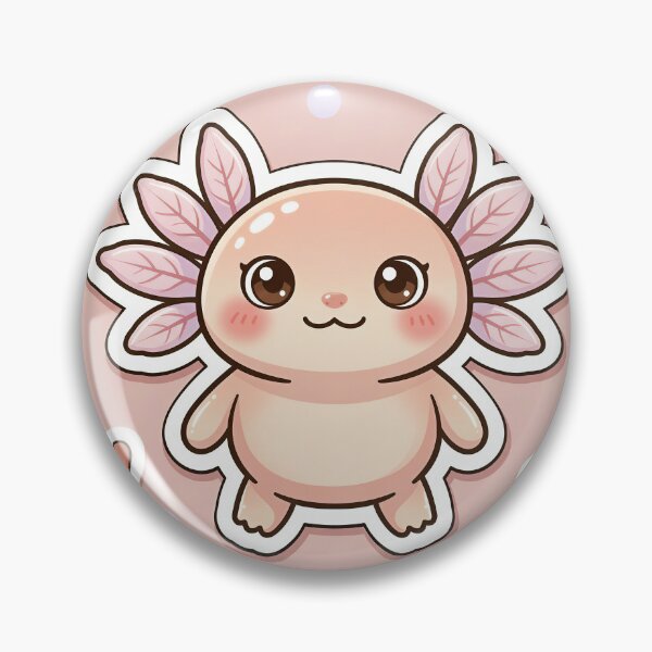 Item preview, Cute Axolotl Pastel Kawaii Sticker designed and sold by DIUMERI.