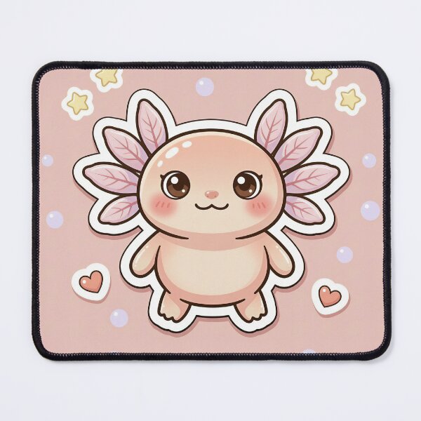 Item preview, Cute Axolotl Pastel Kawaii Sticker designed and sold by DIUMERI.