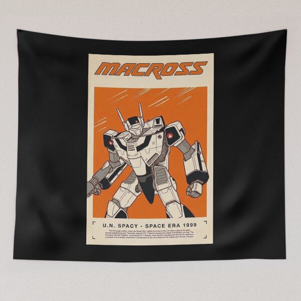 Item preview, Retro Valkyrie Mecha Poster T-Shirt designed and sold by zumerdiego.