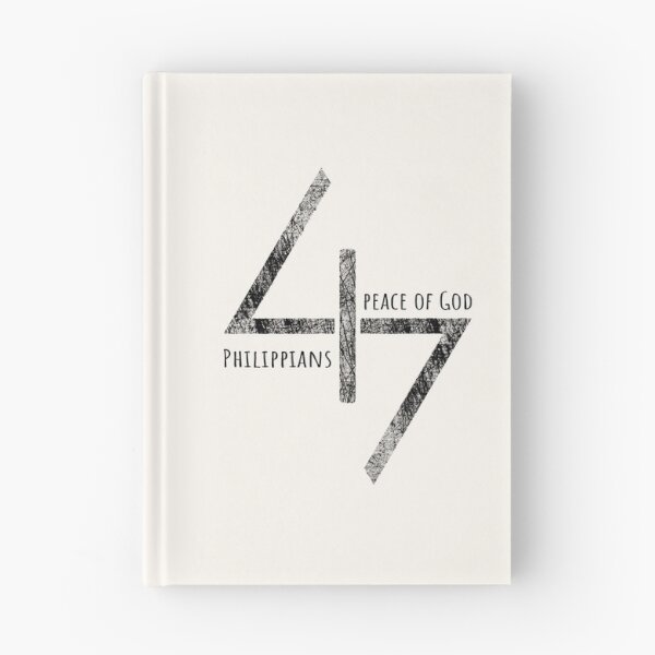 Item preview, Minimal Christian Typography - Philippians 4:7 Peace of God | black designed and sold by ZechJohnRB.