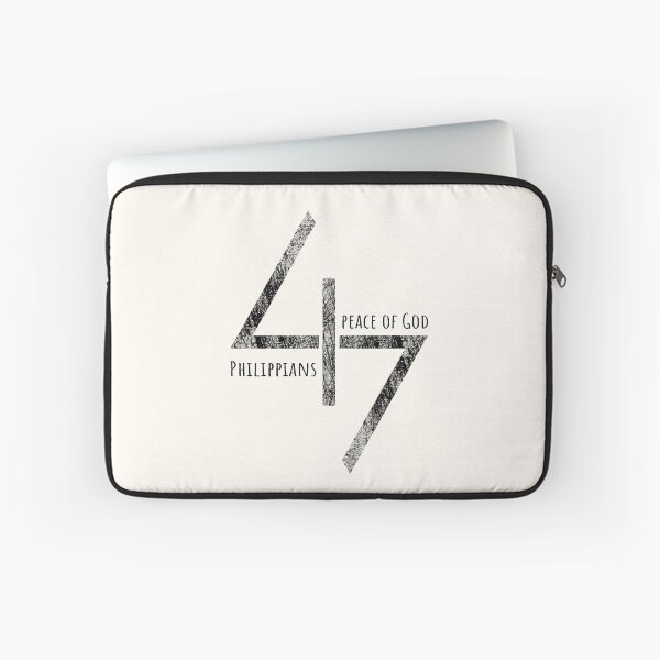 Item preview, Minimal Christian Typography - Philippians 4:7 Peace of God | black designed and sold by ZechJohnRB.