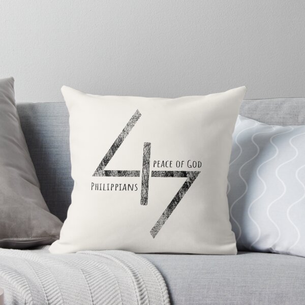 Item preview, Minimal Christian Typography - Philippians 4:7 Peace of God | black designed and sold by ZechJohnRB.