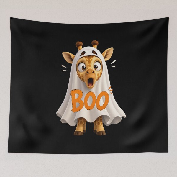 Item preview, Giraffe Boo Halloween designed and sold by TheEndDesign.