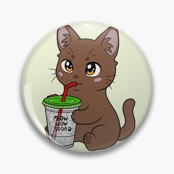 Item preview, Chocolate Cat Clear Soda designed and sold by WindyFizz.