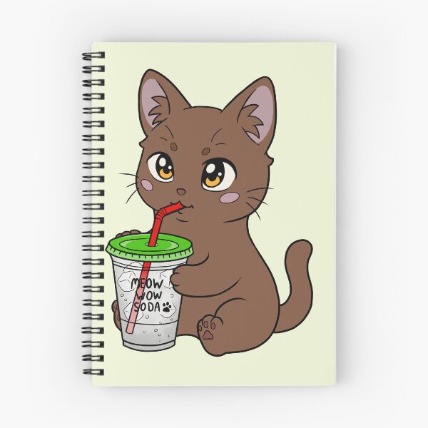 Item preview, Chocolate Cat Clear Soda designed and sold by WindyFizz.