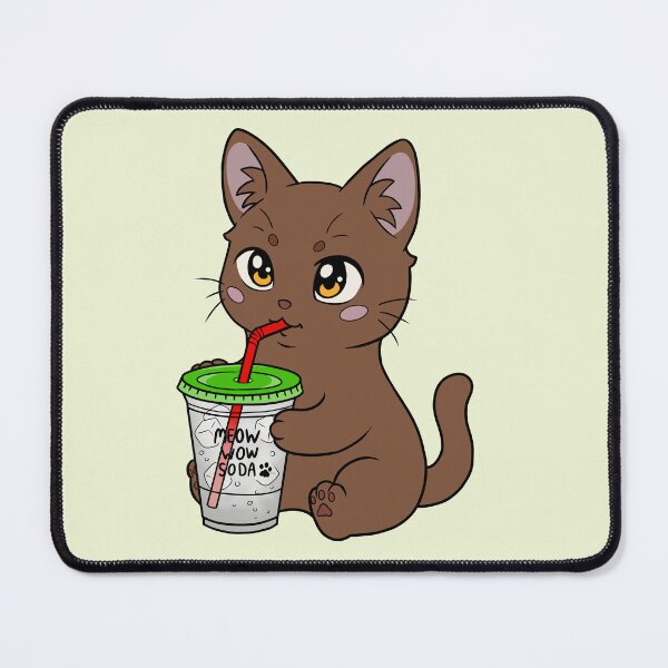 Item preview, Chocolate Cat Clear Soda designed and sold by WindyFizz.