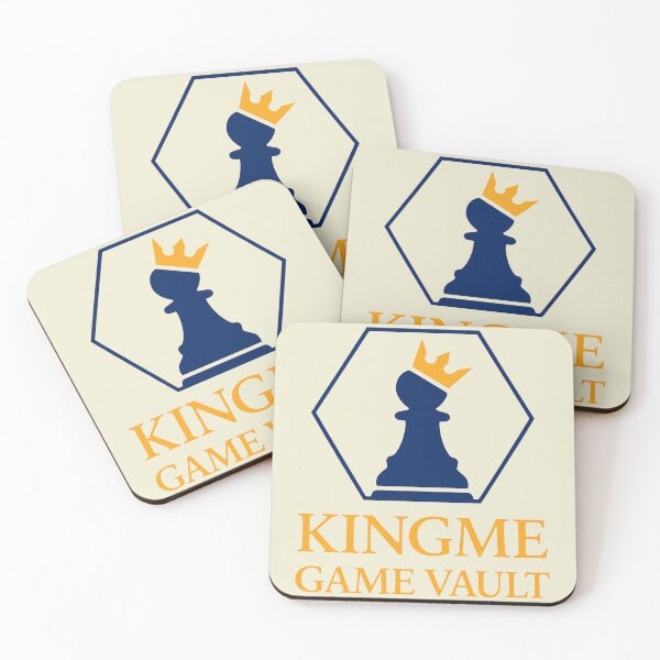 Item preview, KingMe Logo Stacked designed and sold by KingMe Game Vault.