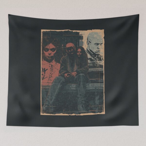 Item preview, Dystopian Cyberpunk Outlaw Collage designed and sold by ERODED SELF.