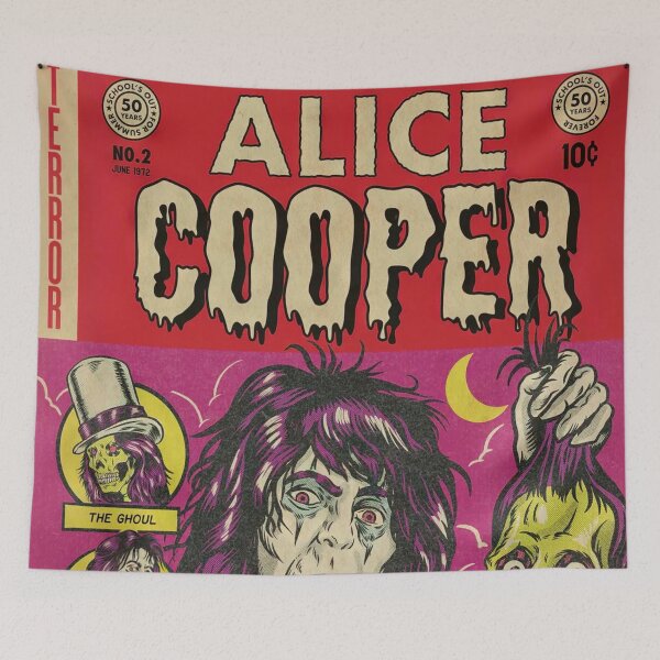 Item preview, Alice Cooper Original Custom Vintage Music Unique Poster Wall Art designed and sold by Cool Robot Bro..