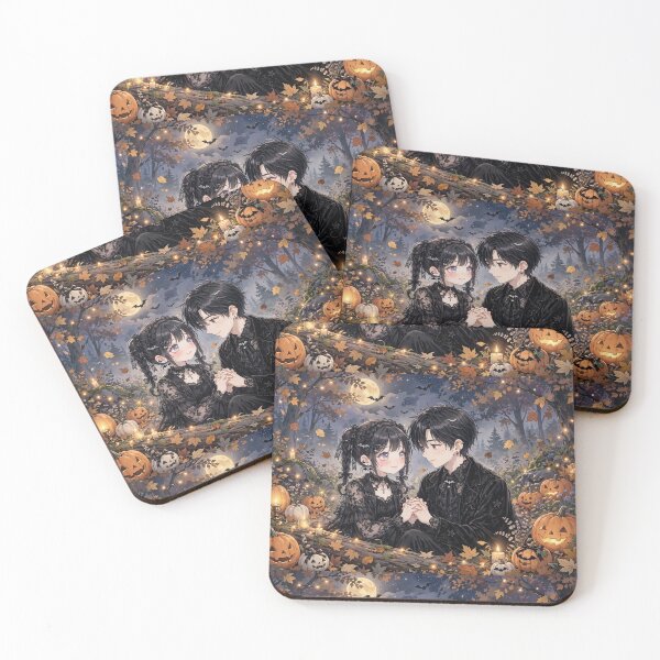 Item preview, Dreamy Goth Halloween Lovers  designed and sold by Goth Pets .